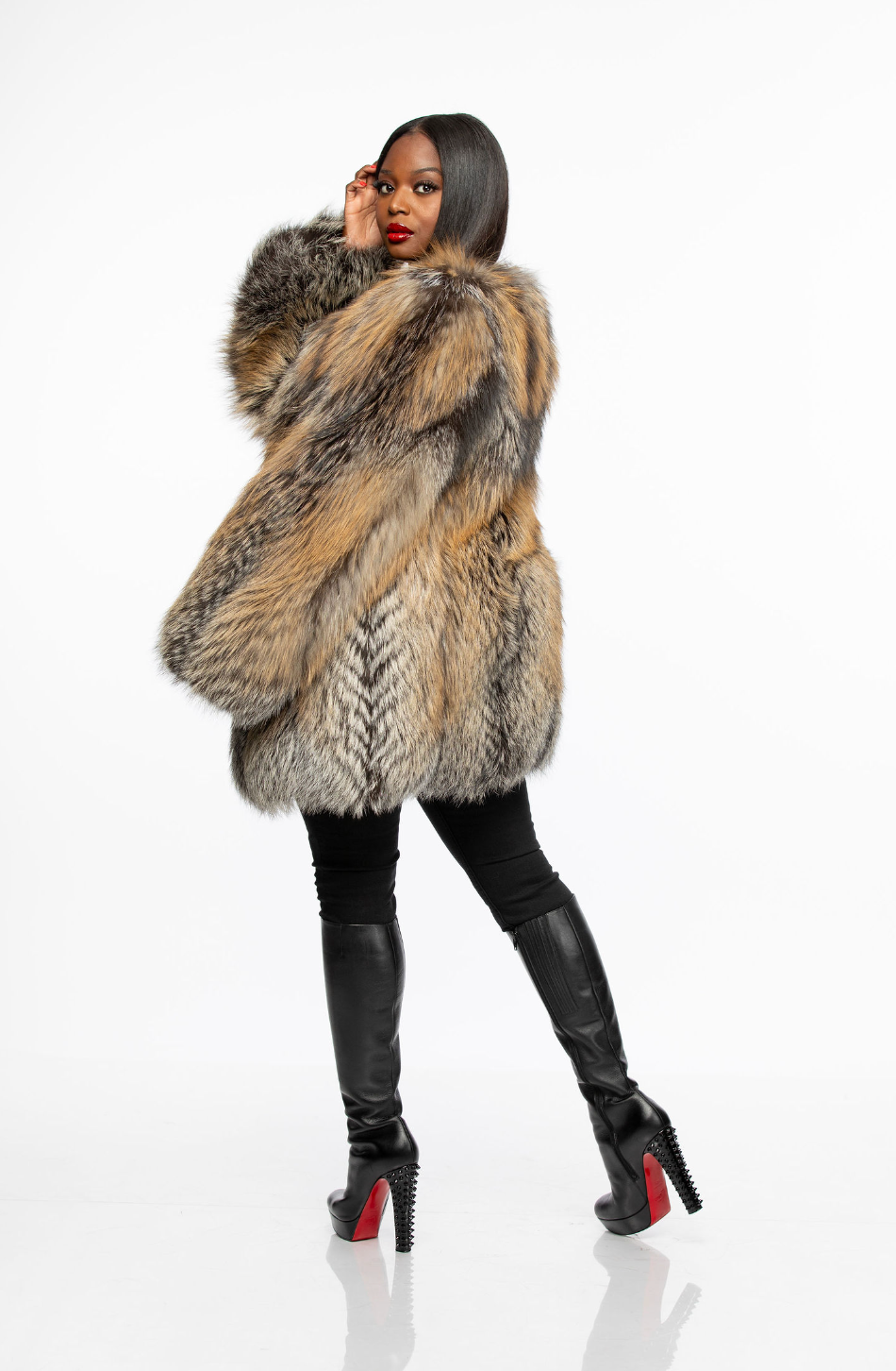 Cardina Cross Fox Fur