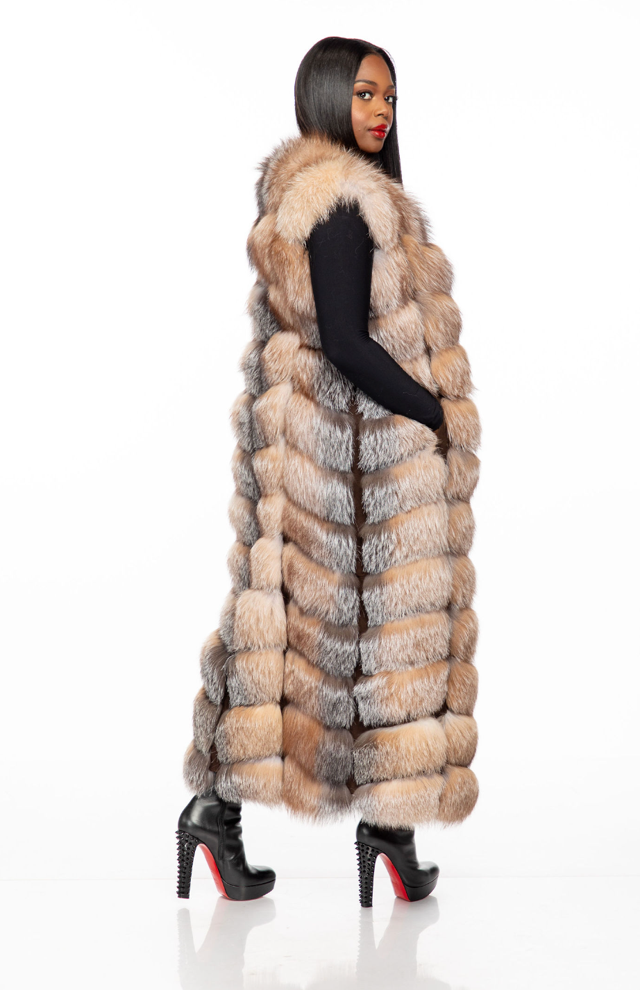 Gina Fox Fur Vest – The Fancy Success